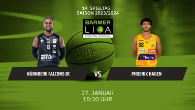 ProA: Nürnberg Falcons BC vs. Phoenix Hagen