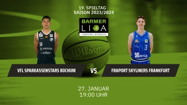 ProA: VfL SparkassenStars Bochum vs. FRAPORT SKYLINERS