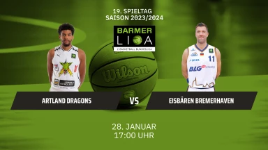 ProA: Artland Dragons vs. Eisbären Bremerhaven
