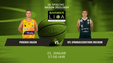 ProA: Phoenix Hagen vs. VfL SparkassenStars Bochum