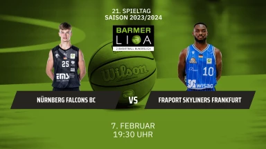 ProA: Nürnberg Falcons BC vs. FRAPORT SKYLINERS