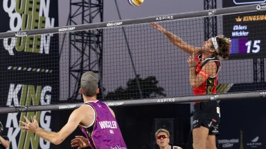 Beste Beach-Volleyball Spielzüge der Queen & King of the Court Halbfinals  2023