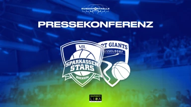 Pressekonferenz VfL SparkassenStars Bochum vs ART Giants Düsseldorf
