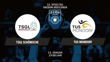 2BLNM: TSGL Schöneiche vs. TuS Mondorf