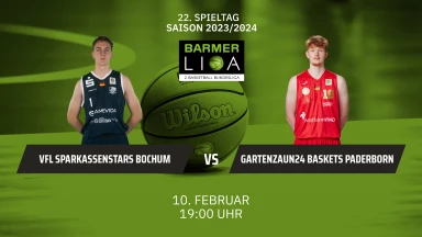 ProA: VfL SparkassenStars Bochum vs. Gartenzaun24 Baskets Paderborn