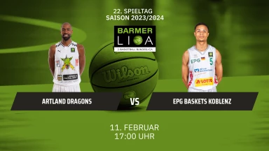 ProA: Artland Dragons vs. EPG Baskets Koblenz