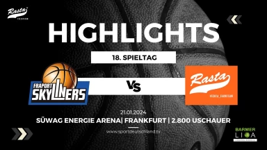 Highlights: FRAPORT SKYLINERS - RASTA Vechta II 89:61 (21.1.24)