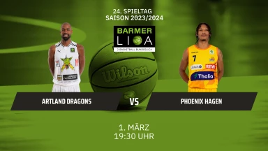 ProA: Artland Dragons vs. Phoenix Hagen