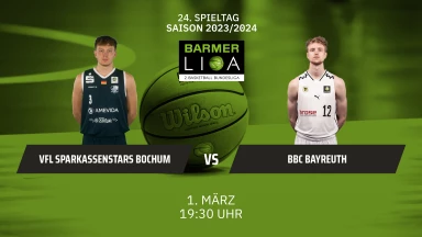 ProA: VfL SparkassenStars Bochum vs. BBC Bayreuth