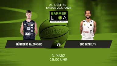 ProA: Nürnberg Falcons BC vs. BBC Bayreuth