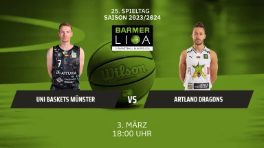 ProA: Uni Baskets Münster vs. Artland Dragons