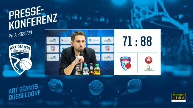 PRESSEKONFERENZ | ART Giants Düsseldorf vs. Paderborn Baskets (71:88)