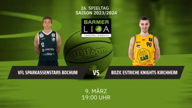 ProA: VfL SparkassenStars Bochum vs. Bozic Estriche Knights Kirchheim