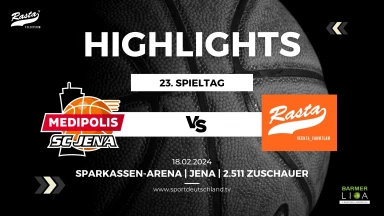 Highlights: Medipolis SC Jena - RASTA Vechta II 85:67 (18.2.24)