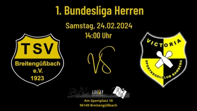 1. Bundesliga 120 Männer: TSV Breitengüßbach - SKC Victoria Bamberg