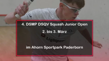 4. DSMP DSQV Squash Junior Open 2023/2024 Paderborn
