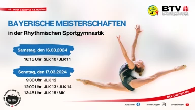 Bayerische Meisterschaften 2024 - Rhythmische Sportgymnastik | Sonntag