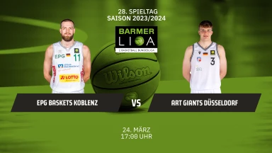 ProA: EPG Baskets Koblenz vs. ART Giants Düsseldorf