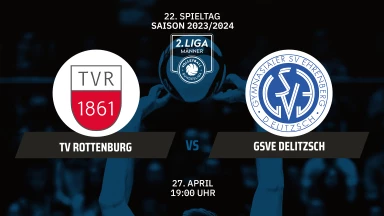 2BLSM: TV Rottenburg vs. GSVE Delitzsch