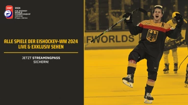 Unser Spezialpreis! Jetzt Ticket für die Eishockey-WM der Männer sichern - LIVE ab dem 10.05.2024!