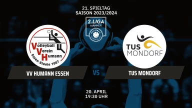 2BLNM: VV Humann Essen vs. TuS Mondorf