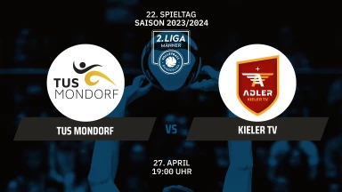 2BLNM: TuS Mondorf vs. Kieler TV