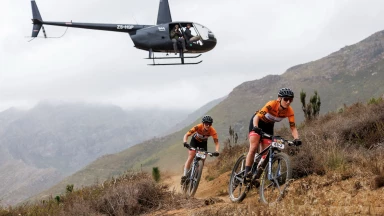 Weltmeisterin Mona Mitterwallner (AUT) fährt auf Platz zwei beim Cape Epic 2024