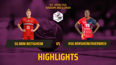 HBF: Bietigheim wird Favoritenrolle im Topspiel gerecht | Highlights