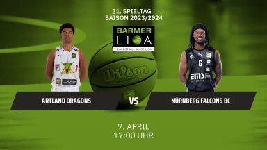 ProA: Artland Dragons vs. Nürnberg Falcons BC