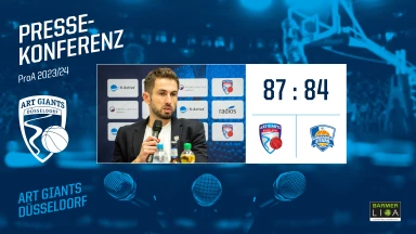 PRESSEKONFERENZ | ART Giants Düsseldorf vs. VfL Sparkassenstars Bochum (87:84)