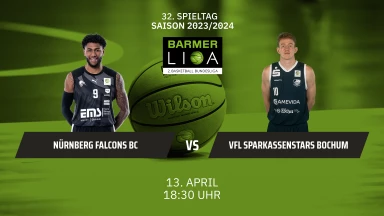 ProA: Nürnberg Falcons BC vs. VfL SparkassenStars Bochum