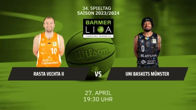 ProA: RASTA Vechta II vs. Uni Baskets Münster