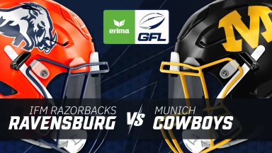 GFL: ifm Razorbacks Ravensburg vs. Munich Cowboys