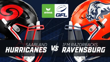 GFL: Saarland Hurricanes vs. ifm Razorbacks Ravensburg