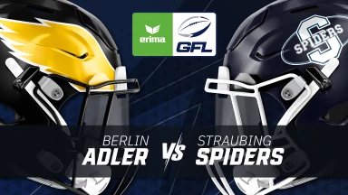 GFL: Berlin Adler vs. Straubing Spiders