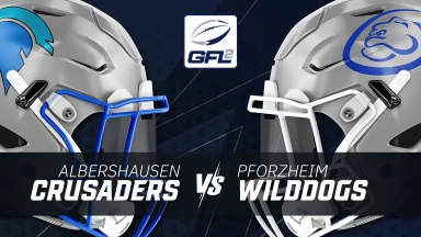 GFL2: syNeo Albershausen Crusaders vs. Pforzheim Wilddogs