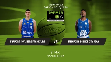 ProA Playoffs: FRAPORT SKYLINERS vs. Medipolis SC Jena - Spiel 3