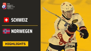 Eishockey WM 2024 | Schweiz vs. Norwegen | Die Highlights des 1. Spieltags