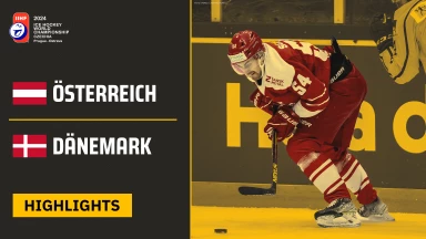 Eishockey WM 2024 | Österreich vs. Dänemark | Die Highlights des 2. Spieltags
