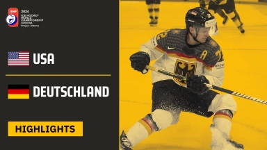 Eishockey WM 2024 | USA vs. Deutschland | Die Highlights des 2. Spieltags