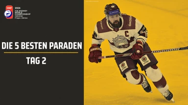 Die besten Paraden der Eishockey-WM 2024 - Tag 2