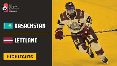 Eishockey WM 2024 | Kasachstan vs. Lettland | Die Highlights des 5. Spieltags