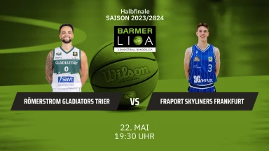 ProA Playoffs: RÖMERSTROM Gladiators Trier vs. FRAPORT SKYLINERS – Spiel 3