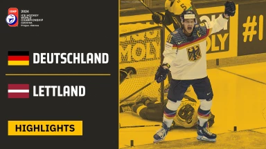 Eishockey WM 2024 | Deutschland vs. Lettland | Die Highlights des 6. Spieltags