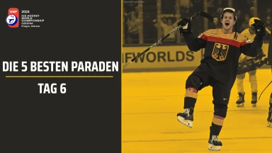 Die besten Saves der Eishockey-WM 2024 - Tag 6