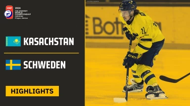 Eishockey WM 2024 | Kasachstan vs. Schweden | Die Highlights des 7. Spieltags