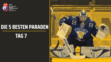 Die besten Saves der Eishockey-WM 2024 - Tag 7