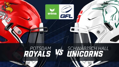 GFL: Potsdam Royals vs. Schwäbisch Hall Unicorns