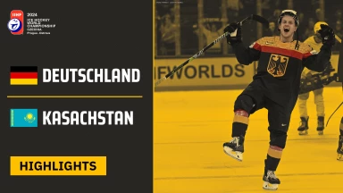Eishockey WM 2024 | Deutschland vs. Kasachstan | Die Highlights des 8. Spieltags