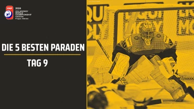 Die besten Saves der Eishockey-WM 2024 - Tag 9